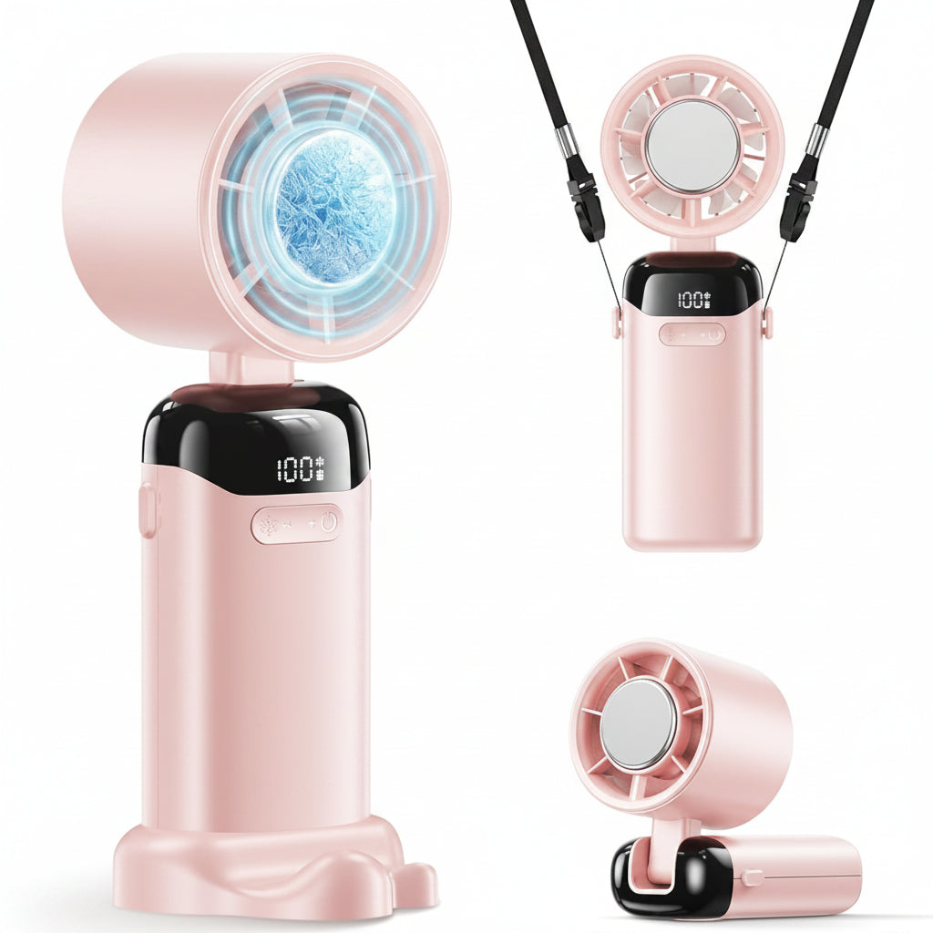 Ventilatore Mini Portatile Supporto Tavolo Raffreddamento USB