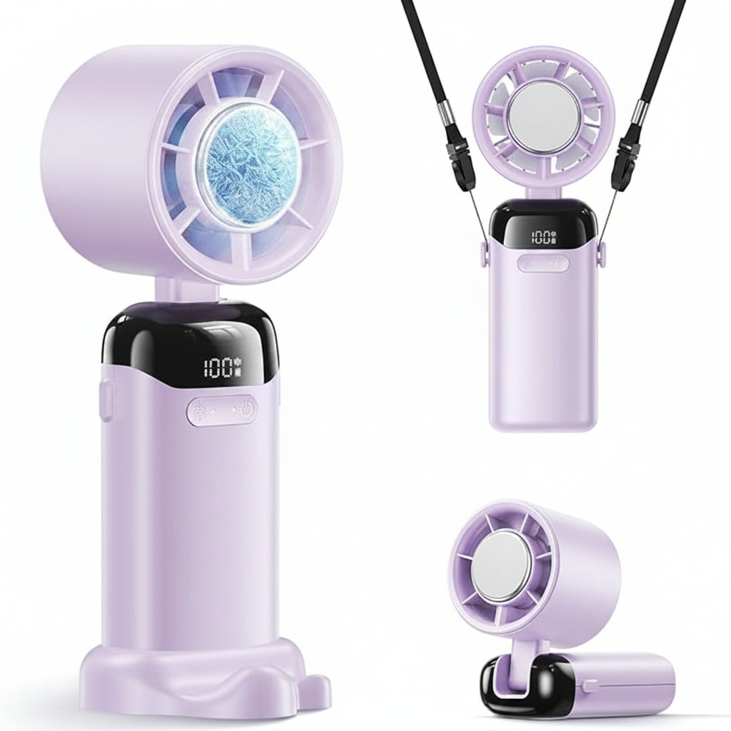 Ventilatore Mini Portatile Supporto Tavolo Raffreddamento USB