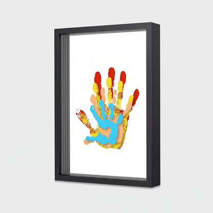 Set fai-da-te per bambini piccoli Cornice con impronta della mano da decorare