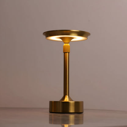 Tischlampe LED Dimmbar Kabellos Warmweiß aus Aluminium Modern