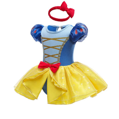 Costume di Halloween per bambini, set vestito in tulle da principessa