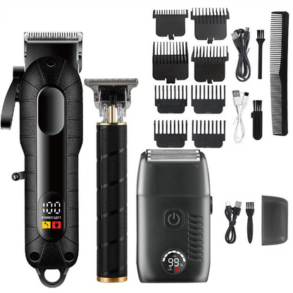 Hair Clipper Beard Trimmer Set Wireless Professional Barber
