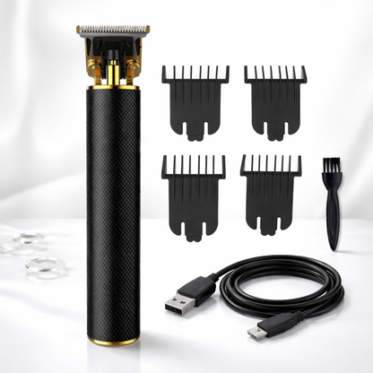 Cortapelos Profesional para Hombre Recortadora de Barba Contornos Metal