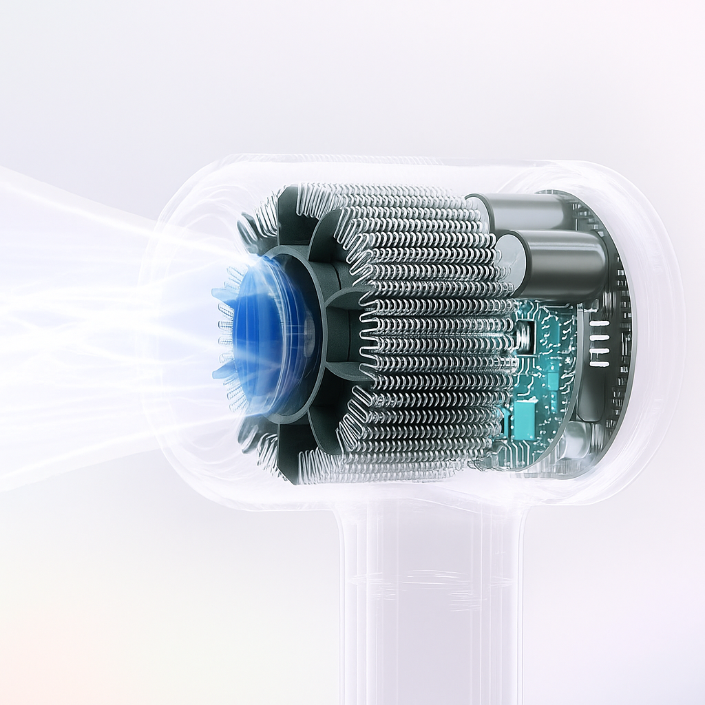 Haartrockner Ionen Föhn Schnell Trocknend Leicht Reise Föhn