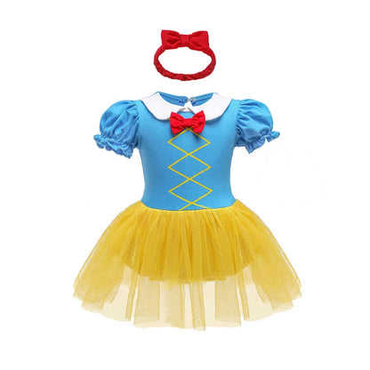 Costume di Halloween per bambini, set vestito in tulle da principessa
