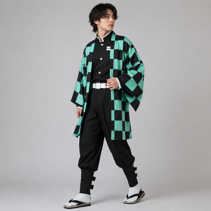 Costume di Halloween Anime Cosplay Completo Parrucca Accessori