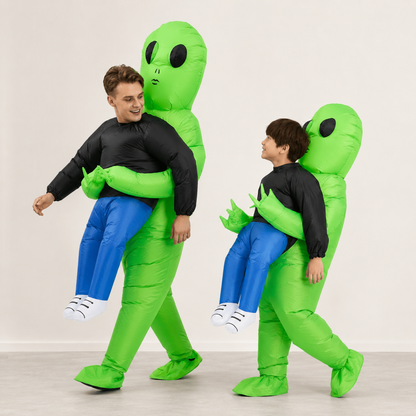 Halloween Kostüm Aufblasbares Alien Outfit Party Spaß