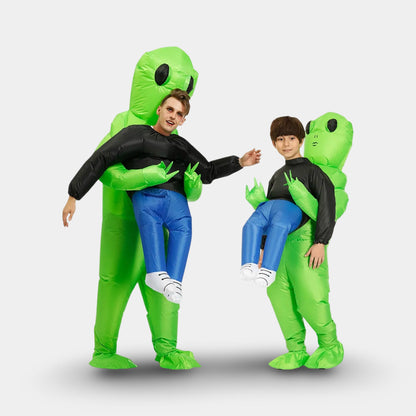 Halloween Kostüm Aufblasbares Alien Outfit Party Spaß