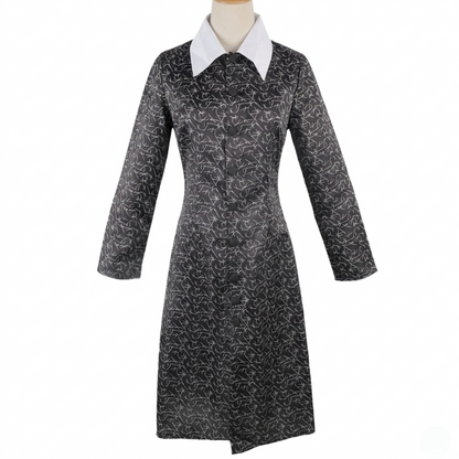 Costume di Halloween da donna set abito gotico con parrucca
