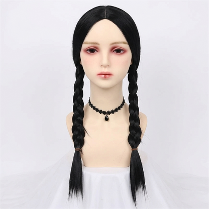 Costume di Halloween da donna set abito gotico con parrucca