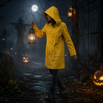 Halloween Costume Hooded Cloak Cosplay Role-Playing Jacket