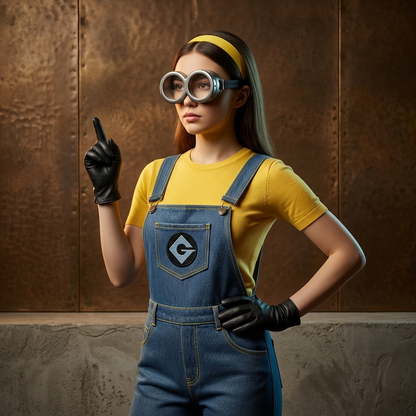 Halloween Costume Kids Overalls Comic Outfit