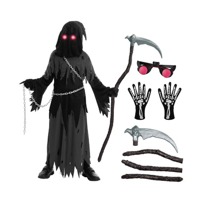 Halloween Costume Kids Grim Reaper Cloak Set