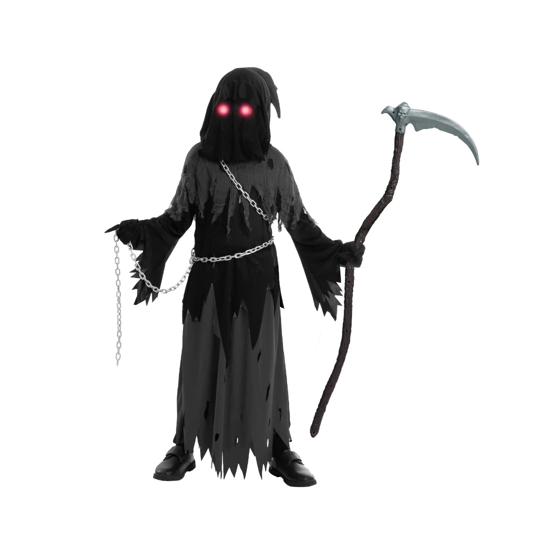 Halloween Costume Kids Grim Reaper Cloak Set