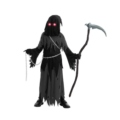 Halloween Costume Kids Grim Reaper Cloak Set