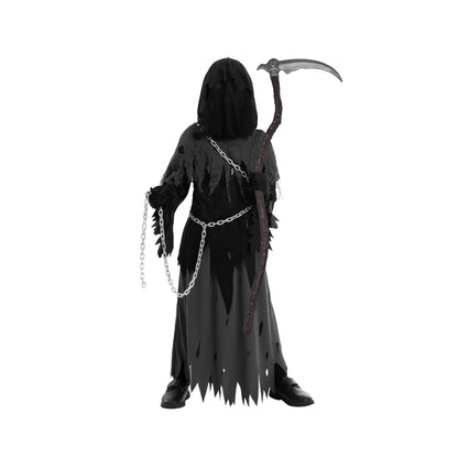Halloween Costume Kids Grim Reaper Cloak Set