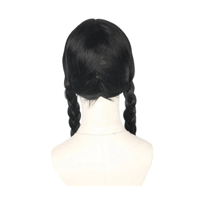 Disfraz de Halloween Peluca para niña con trenzas