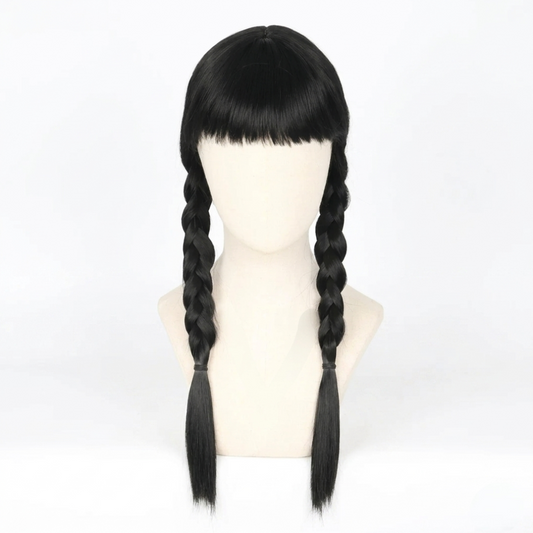 Déguisement d'Halloween perruque fille tresses