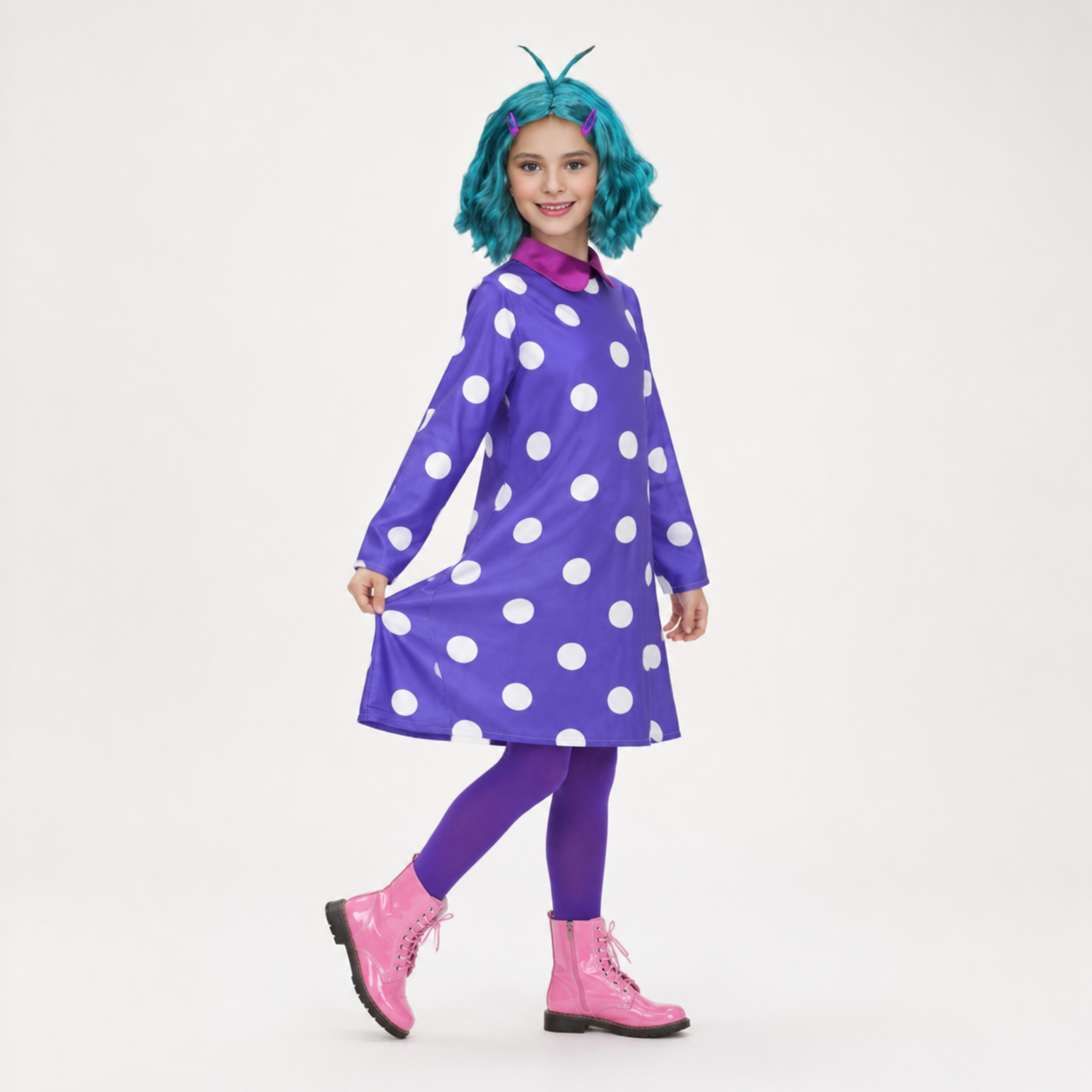 Halloween Kostüm Punkte Kleid Cosplay Party Karneval