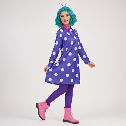 Halloween Kostüm Punkte Kleid Cosplay Party Karneval