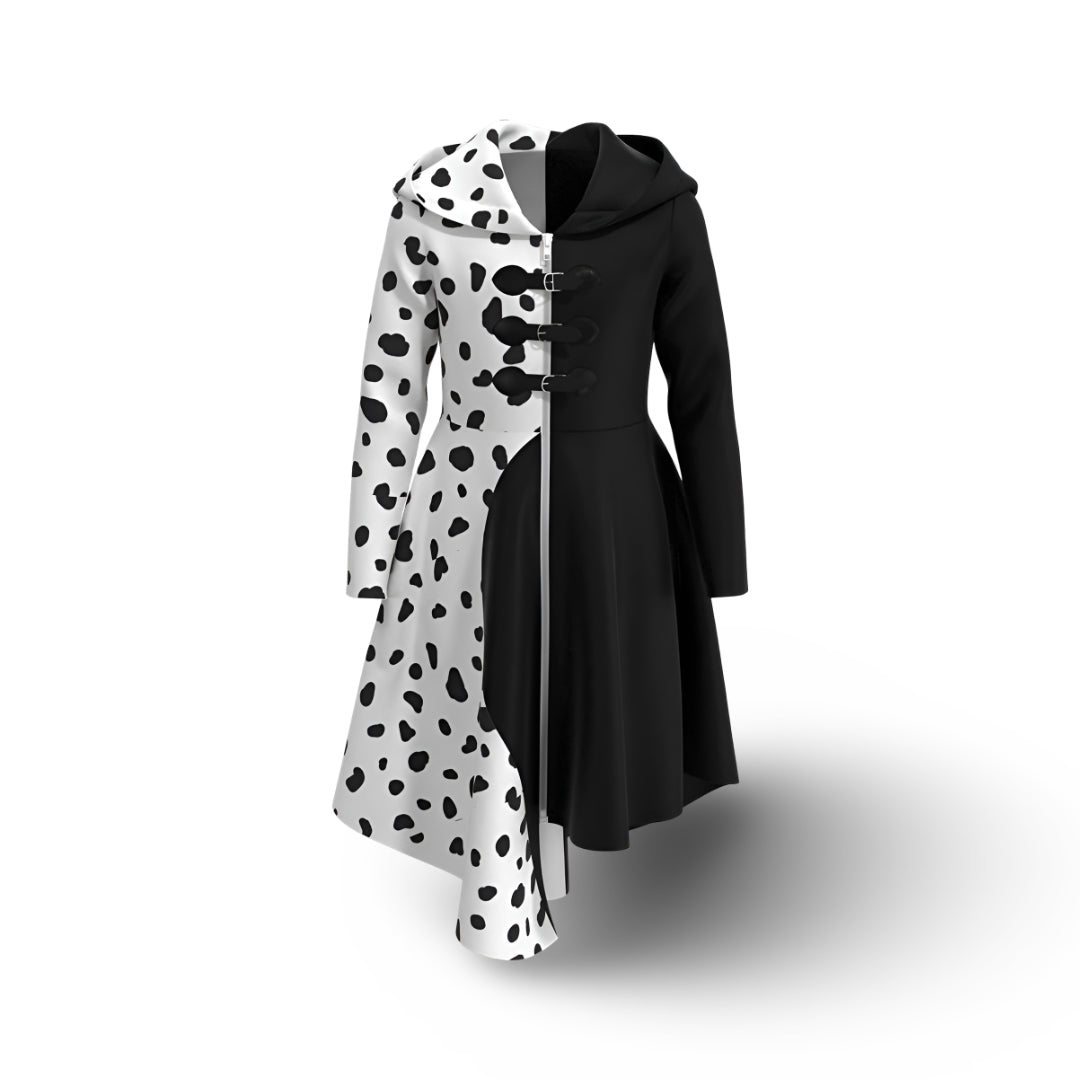 Costume di Halloween vestito a pois travestimento carnevale