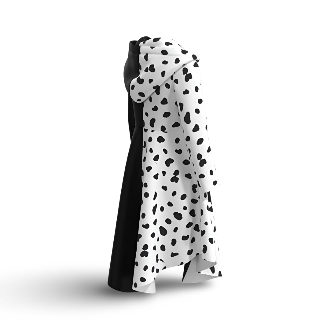 Costume di Halloween vestito a pois travestimento carnevale