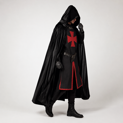 Disfraz de Halloween Caballero Capa Set de Fiesta Medieval