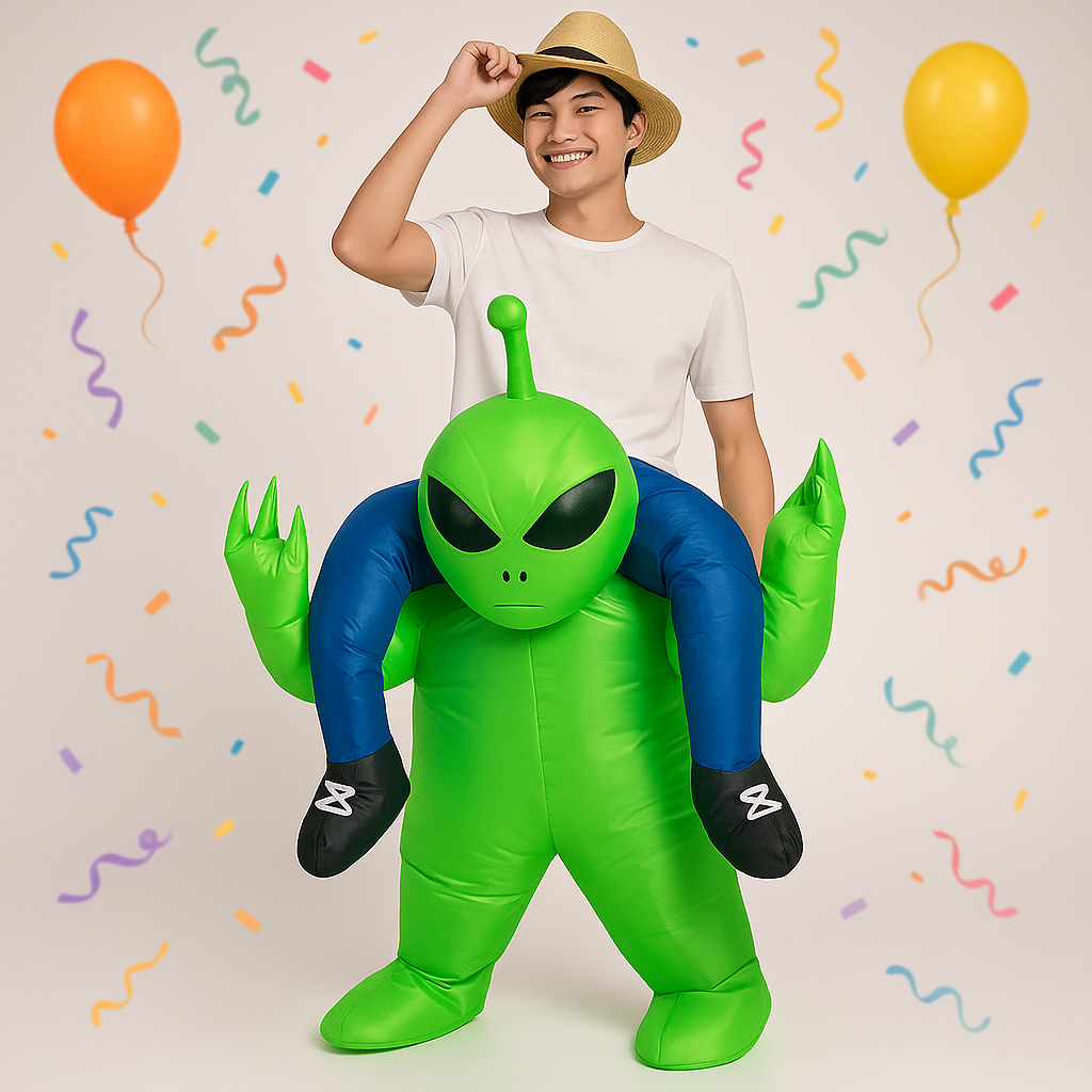Costume d'extraterrestre gonflable Halloween adulte