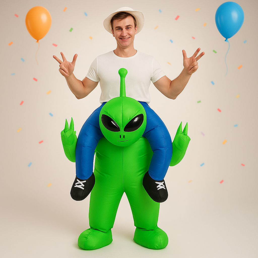 Costume d'extraterrestre gonflable Halloween adulte