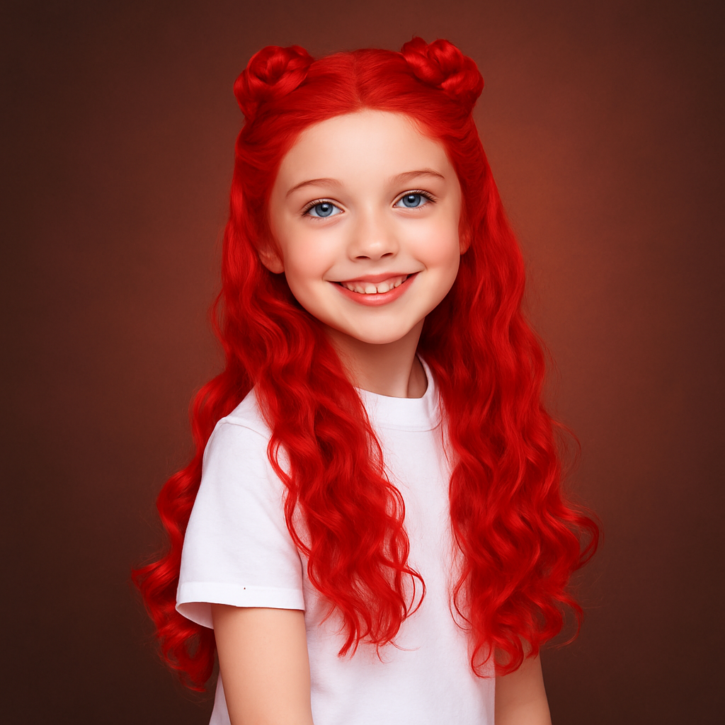 Halloween Costume Red PU Leather Kids