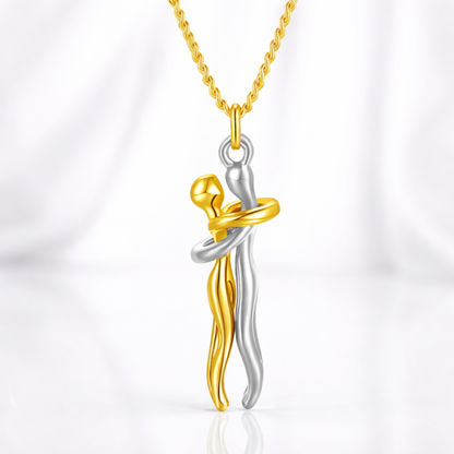 Halskette Figuren Anhänger Paar Symbol Verbundenheit Geschenk