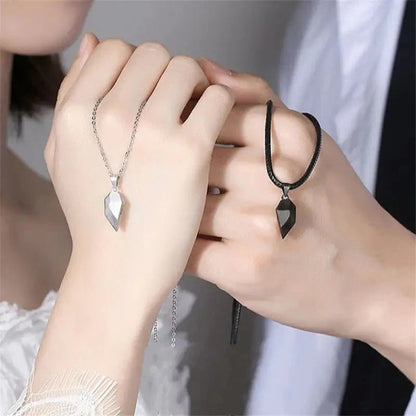 Collar con Colgante de Corazón Juego para Pareja Símbolo de Unión Regalo