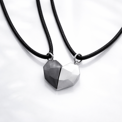 Collar con Colgante de Corazón Juego para Pareja Símbolo de Unión Regalo