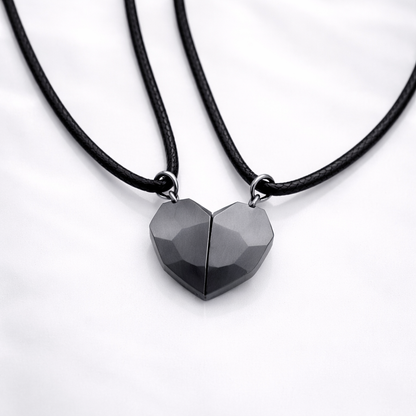 Collar con Colgante de Corazón Juego para Pareja Símbolo de Unión Regalo