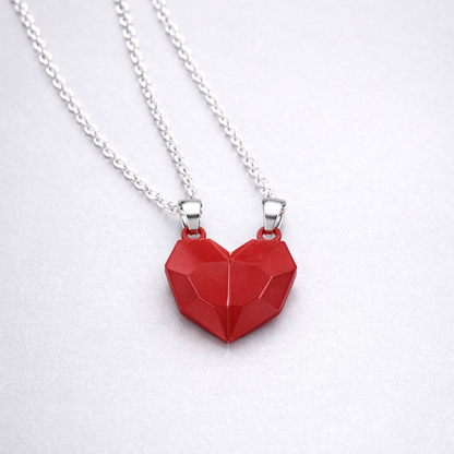 Collar con Colgante de Corazón Juego para Pareja Símbolo de Unión Regalo