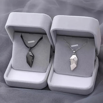 Collar con Colgante de Corazón Juego para Pareja Símbolo de Unión Regalo