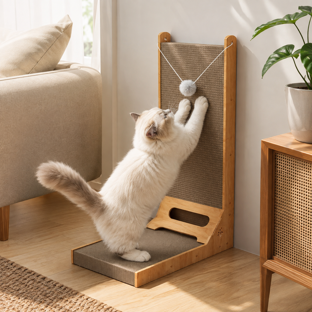 Haltbarer Kratzbaum Für Katzen Kratzbaum Mit Honigwaben Kern