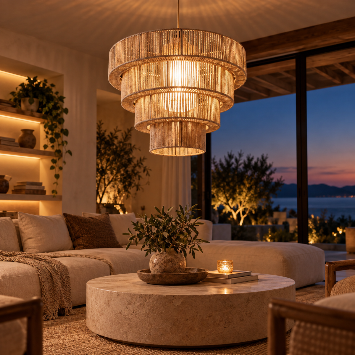 Handgefertigte Deckenleuchte Für Esszimmer Design