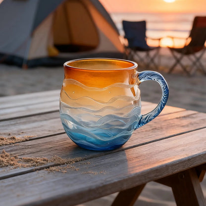 Handgefertigte Glasmug Für Kaffee Kreative Kaffeetasse Aus Glas