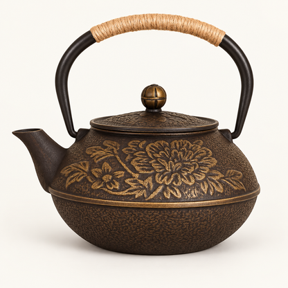 Handgemachte Teekanne Aus Gusseisen Japanisches Design