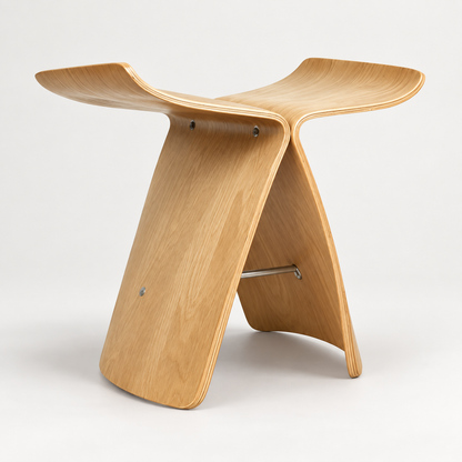 Handgemachter Holzhocker Stuhl Aus Holz Modernes