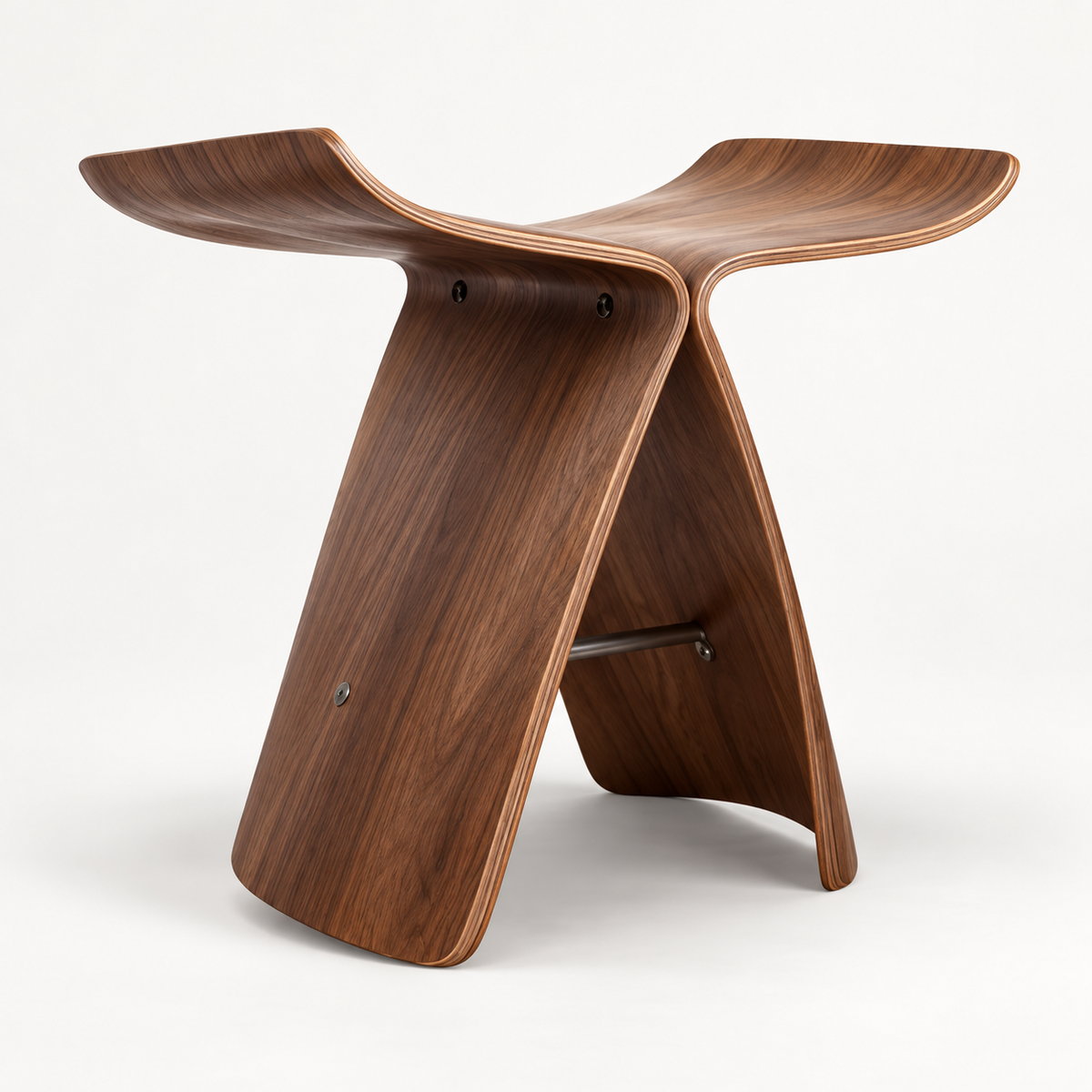 Handgemachter Holzhocker Stuhl Aus Holz Modernes
