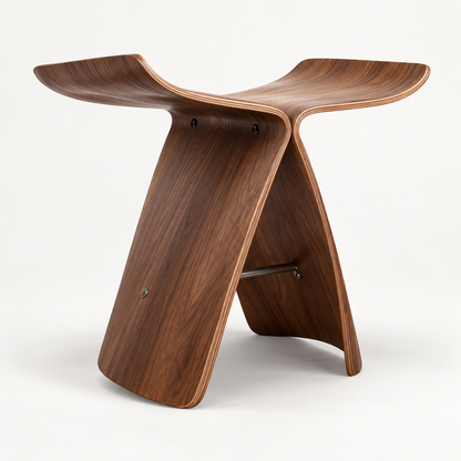 Handgemachter Holzhocker Stuhl Aus Holz Modernes