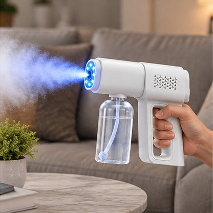 Handheld Dampfreinigungsgerät Mit Kaltlicht Zuhause