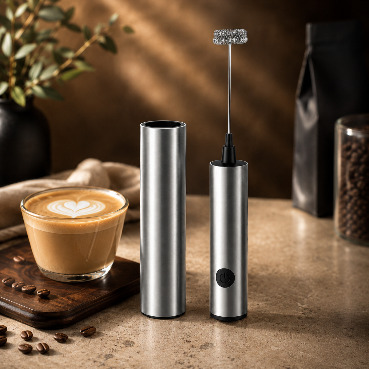 Handmilchschäumer Für Shakes Reisen Tragbar Kabellos