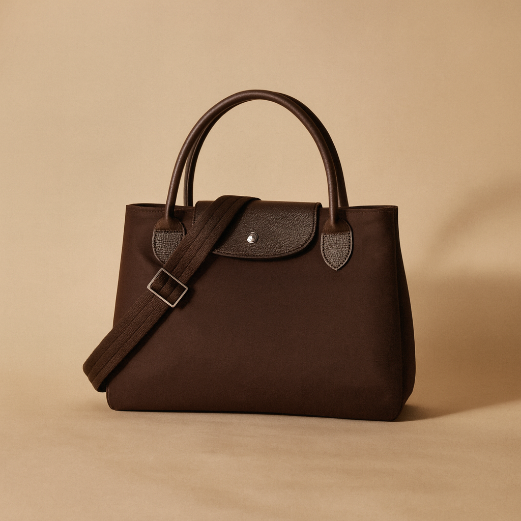 Handtasche Klassisches Design Nylon Schultertasche Damen Herren