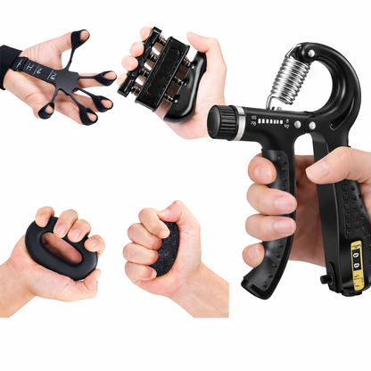 Allenatore per mano e presa Set regolabile in metallo Allenamento avambraccio