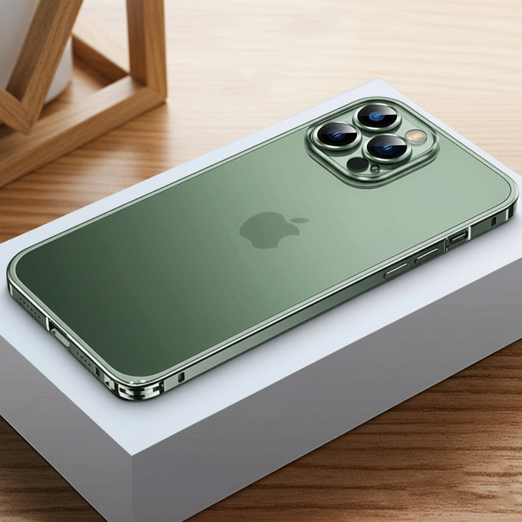 Handyhülle Aluminium Bumper Transparent Robust Schutzcase6