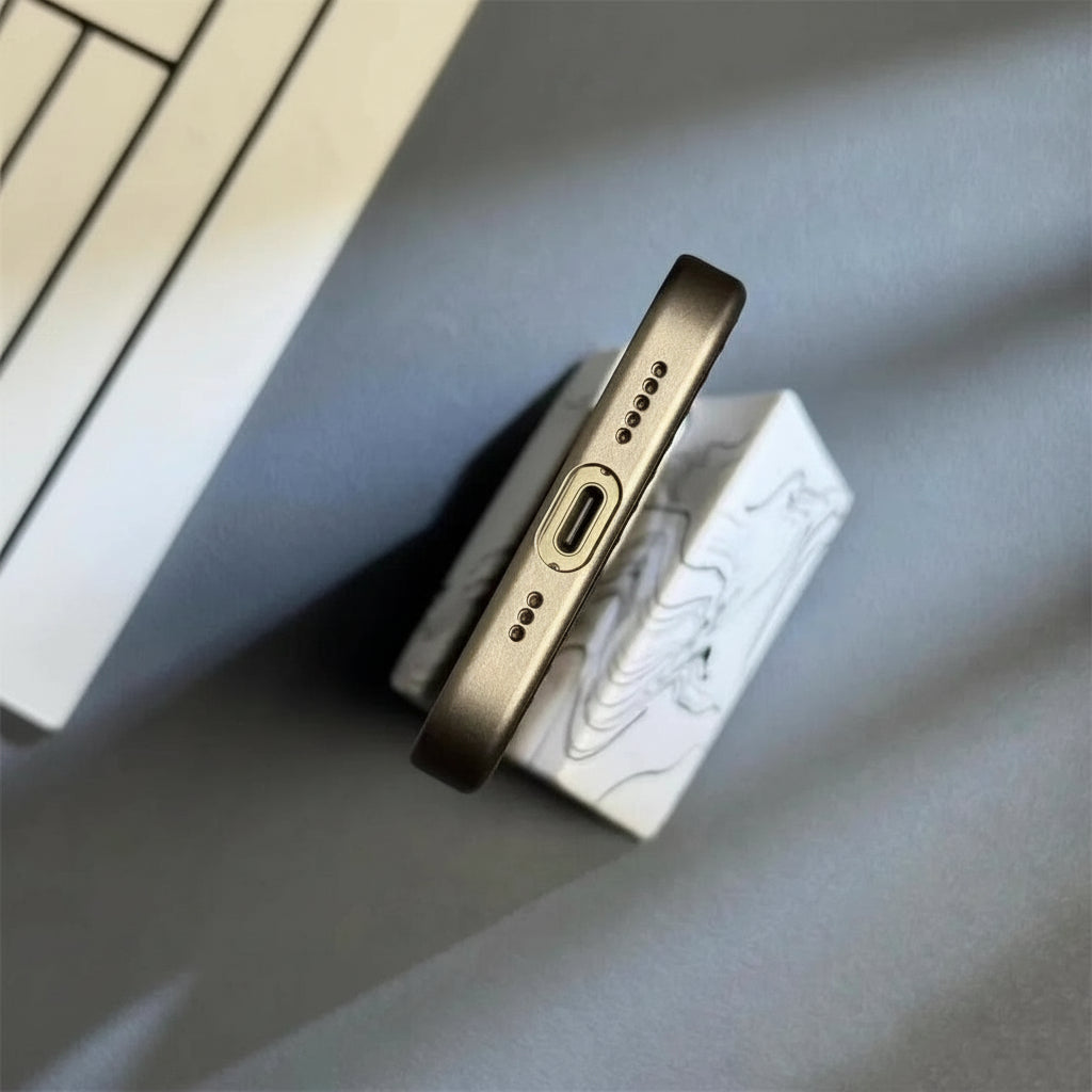 Handyhüllen Metalloptik Robuste Strukturierte Schutzhülle