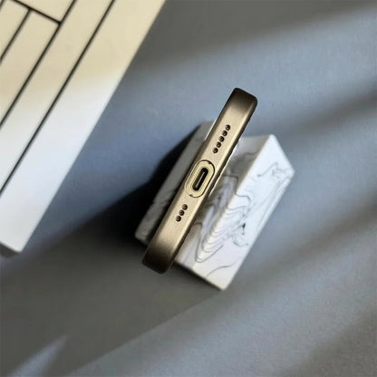 Handyhüllen Metalloptik Robuste Strukturierte Schutzhülle